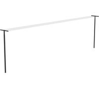 Brabantia Tendedero de cuerdas exterior con postes de aluminio 50M (Black), tendedero exterior para secar la colada al aire libre, tenderete ropa de gran capacidad