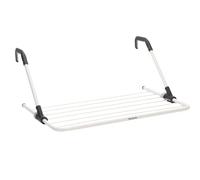 Brabantia - Tendedero para Colgar - Optimiza el Espacio - Brazos Plegables - para Puertas estrechas - con Cierre Inteligente - Sencillo de Instalar - Blanco - 4.5m