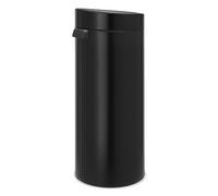 Brabantia Cubo de basura Touch Bin. 30 L negro mate