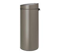 Brabantia Papelera Touch Bin New 30 L Acero inoxidable Platino