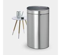 Brabantia Touch Bin - Cubo de basura, 40 Litros, acero mate