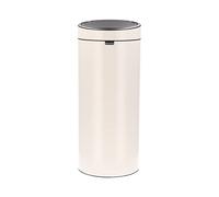 Brabantia Touch Bin Cubo de Basura con Tapa Extraíble, Soft Beige, 30 L | Capacidad L, Para Cocina, Cubo Interior Extraíble, Apertura Soft Touch Grande, Antideslizante, Bolsas Incluidas (Code G)