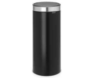Brabantia Touch Bin papelera 30 l cromo-negro 115448