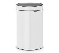 Brabantia Touch Bin papelera 40 l blanco-gris 114984