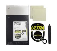 BRABOSTON Adhesivo para patas de patín de cristal para GProX Superlight 2 deslizamientos, bordes curvos, mejora de deslizamientos