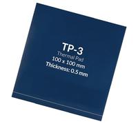 BRABOSTON Almohadilla térmica de alta conductividad de 120 x 20 mm, ideal para consolas electrónicas, almohadilla térmica de silicona que amortigua las vibraciones