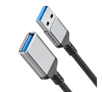 BRABOSTON Cable de extensión USB USB 3.0 macho a hembra para unidad intermitente, lector de tarjetas, teclado, extensión USB