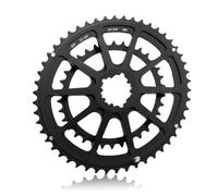 BRABOSTON Cadena doble para bicicleta de carretera, disco de dientes estrechos y anchos, 50-34T/52-36T/53-39T, cadena de repuesto para carretera doble