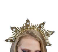 BRABOSTON Corona de Halocrown, diadema de Halocrown, tocado de diosa del sol, diadema griega griega