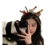 BRABOSTON Diadema de oropel para regalos de Navidad, diadema para Halloween, Navidad, suministros de fiesta, accesorios para el cabello a granel