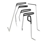 BRABOSTON Kit de herramientas de reparación de abolladuras de carrocería, ganchos de reparación de abolladuras, varillas de empuje de acero inoxidable, extractor automático para abolladuras pequeñas