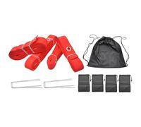 BRABOSTON Línea de límites de voleibol al aire libre con clavos de tierra para pastizales, deportes al aire libre, playa duradera con clavos de tierra