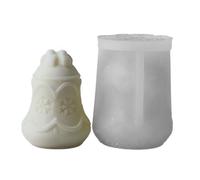 BRABOSTON Moldes de silicona para hacer velas, moldes para hacer jabón, moldes de resina de la serie navideña, adecuados para cualquier