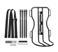 BRABOSTON Portaequipajes para bicicletas de montaña, soporte para equipamiento de ciclismo, estribos, bicicletas delanteras, equipajes, portabicicletas