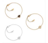 Bracciale Donna Amen In Argento 925 Con Cuore Zirconato - Brh