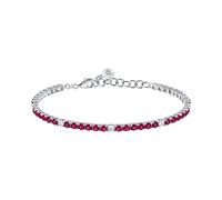Bracciale Morellato Tesori Argento 925 Zirconitas Rojas Para Mujer SAIW230