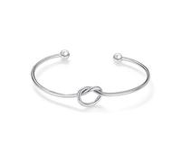 Bracciali Bangle per Donna Set di braccialetti aperti con Nodo a Cuore per Ragazze regolabili Durability and Attraction
