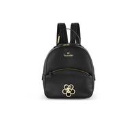Braccialini Amy Bijoux - Mochila compacta de piel sintética color polvo, diseño esencial y contemporáneo. El modelo se ve enriquecido con la joyería símbolo de la temporada: una margarita sonriente
