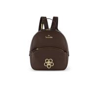 Braccialini Amy Bijoux - Mochila compacta de piel sintética color polvo, diseño esencial y contemporáneo. El modelo se ve enriquecido con la joyería símbolo de la temporada: una margarita sonriente