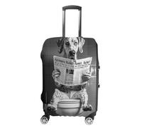 Bracco Italiano Wall Art_ Funny Bathroom Decor_ Bracco Italiano in Toilet_ Animal in Toilet_ Petshop Art_ Dog Gift _ -1_1_1_1 Funda para equipaje, Estilo:, L(26-28inch), Funda para maleta