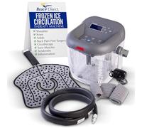 Brace Direct FrozenIce - Máquina de terapia de frío con almohadilla universal - Sistema de circulación de agua para rodilla, hombro, cadera, tobillo, espalda - Crioterapia para postoperatoria, dolor