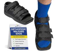 Brace Direct - Zapatilla para caminar médica ajustable, para después de la cirugía o la operación, para hombres o mujeres, Para Hombre L