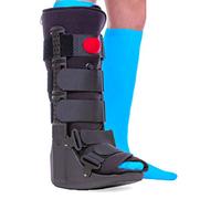 BraceAbility Bota Walker Tall Air Cam para recuperación de fractura de tobillo roto o torcido, fracturas o cirugía de Aquiles - con bomba de compresión de aire ajustable - M