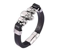Bracelet Braided Bracelet Men's Vintage Arrow Men's Bracelet Vintage Stainless Steel with Magnetic Clasp Couple Gift