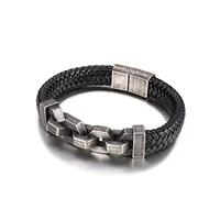 Bracelet Family Wave Pledge Bangle Wrist Chain Stainless Steel with Safety Clasp Men's Gifts