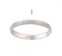 Bracelet S999 Pure Silver Simple Simple Women Birthday Gift Bangle para mujeres joyas