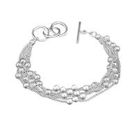 Bracelets 925 Bracelet Women's Wedding Fashion Gift 40mm Hoop Earrings for