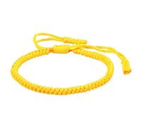 Bracelets Adjustable Handmade Beaded Bracelet For Men and Women Bohemian Style Long Pearl Earrings (Yellow-a, One Size)