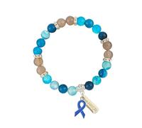Bracelets Awareness Beaded Bracelet Clip on Earrings for Girls 4-6