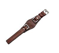 Bracelets de montre en cuir véritable pour Fossil JR1157 - Bracelet de montre vintage avec joint en acier inoxydable de 24 mm