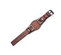 Bracelets de montre en cuir véritable pour Fossil JR1157 - Bracelet de montre vintage avec joint en acier inoxydable de 24 mm