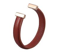 Bracelets for Men, Bangle Family Open Bracelet Boy Brown Wrist Chain Stainless Steel Gifts, Faux, Without Zirconia