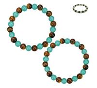 Bracelets for Women, Money Bracelet With Green Aventurine & Tiger-Eye, Lucky Bracelet, Money Attraction Bracelets (2PCS)