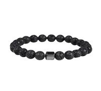 Bracelets Handmade Gem Semi Gemstone 8mm Round Beads Stretch Bracelet 7" Unisex Jy8035-04e