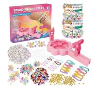 Bracelets Making Kit - Creative DIY Jewelry Set, String Braiding Toys with Portable Weaving , Comprehensive Friendship Bracelet Maker for Boys Girls, Handmade Craft Kit for After-School Activities