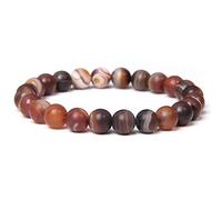 Bracelets Men Natural Bracelet Polished 8mm Lapis lazuli Beads Bangle Elastic Pulsera Women Jewelry-34_23cm