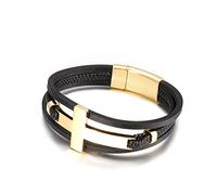 Bracelets, Pair of Bracelets Lion Head Men's Bracelet Wrist Chain Stainless Steel with Lobster Clasp Gifts