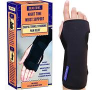 BRACEOWL - Muñequera para túnel carpiano, férula de apoyo para dormir de muñeca nocturna, se adapta a mano derecha o izquierda, alivio del dolor de muñeca, muñequera para mujeres y hombres