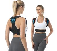 BraceTop Posture Corrector Espalda Rectificadora De Espalda Postura Para Mujer Hombre, Ajustable Cinturón Dorsal Soporte, Retención de la Espalda Recta Hombros, Cinturón Lumbar Transpirable, Alivia el
