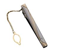 Bracets de corbata para hombres: corbata brillante para hombre, accesorios para hombres elegantes no resbaladizos para la ceremonia de graduación, Se référer à la description, Cobre, Consulte la