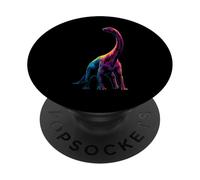 Brachiosaurus Dinosaurio Gráfico Arqueología Motivo Colorido PopSockets PopGrip Adhesivo