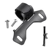 Bracket - Bicycle Holder Clip | Mini Frame Mount | 22mm Diameter Fixed Clip Air Holder With Strap, Sturdy ABS Nylon For Road Mountain , Easy Install