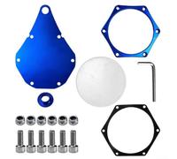 Bracket Placa para moto Aluminio CNC Hexagonal - para soporte Matrícula Tax Ligero Instalación Rápida para Motocicleta Offroad(SP-001 - Blue)