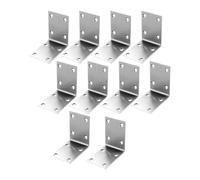 brackets, Soporte angular en forma de L con fijación 90 grados for accesorios herrajes sillas y gabinetes ,for Wood(10pcs)