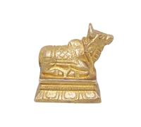 BRACOP® Estatua de Vaca y Ternero, ídolos de latón, Estatua de la Diosa India Shiva, Figuras de Metal, Estatua para el hogar, esculturas de Animales, Figuras Decorativas Regalos