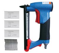 Brad Nailer,Extractor de clavos neumático industrial 4-8 bar con carga 3600 clavos, neumático resistente | Colocación de marcos, zócalos, muebles, tapicería, parquet, ,